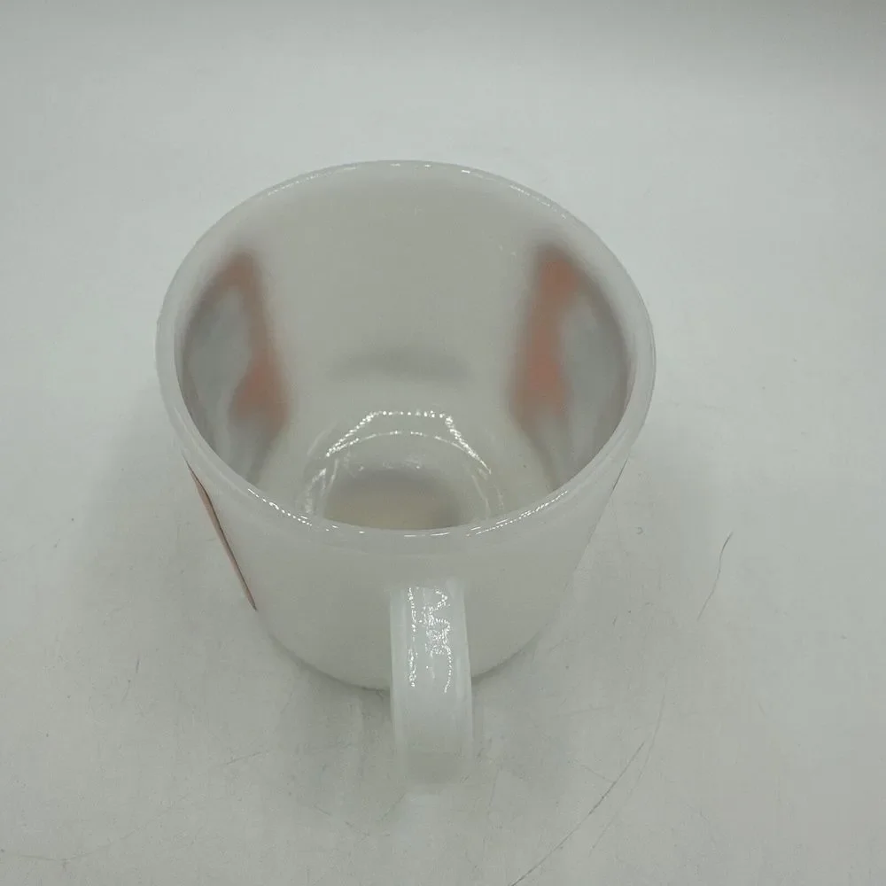 Vintage Ziggy Comic Mug Cup Milk Glass Coffee Break w/ Original Promo Sticker - Picture 7 of 11
